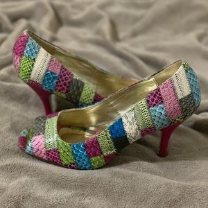 Multi color Heels